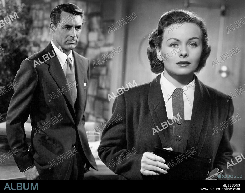 CARY GRANT and JEANNE CRAIN in PEOPLE WILL TALK, 1951, directed by JOSEPH L. MANKIEWICZ. Copyright 20TH CENTURY FOX.