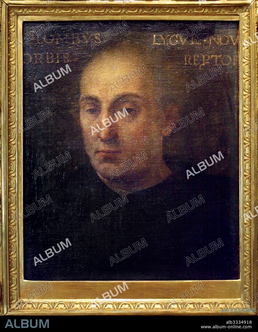 CRISTOFANO DELL'ALTISSIMO. Portrait of Christopher Columbus.