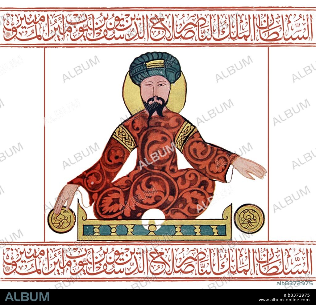 al ad-Dn Ysuf ibn Ayyb (c. 1138 March 4, 1193), better known in the Western world as Saladhin, was a Kurdish Muslim, who became the first Ayyubid Sultan of Egypt and Syria. He led Islamic opposition to the Franks and other European Crusaders in the Levant.<br/><br/>. At the height of his power, he ruled over Egypt, Syria, Mesopotamia, Hejaz, and Yemen. He led the Muslims against the Crusaders and eventually recaptured Palestine from the Crusader Kingdom of Jerusalem after his victory in the Battle of Hattin.