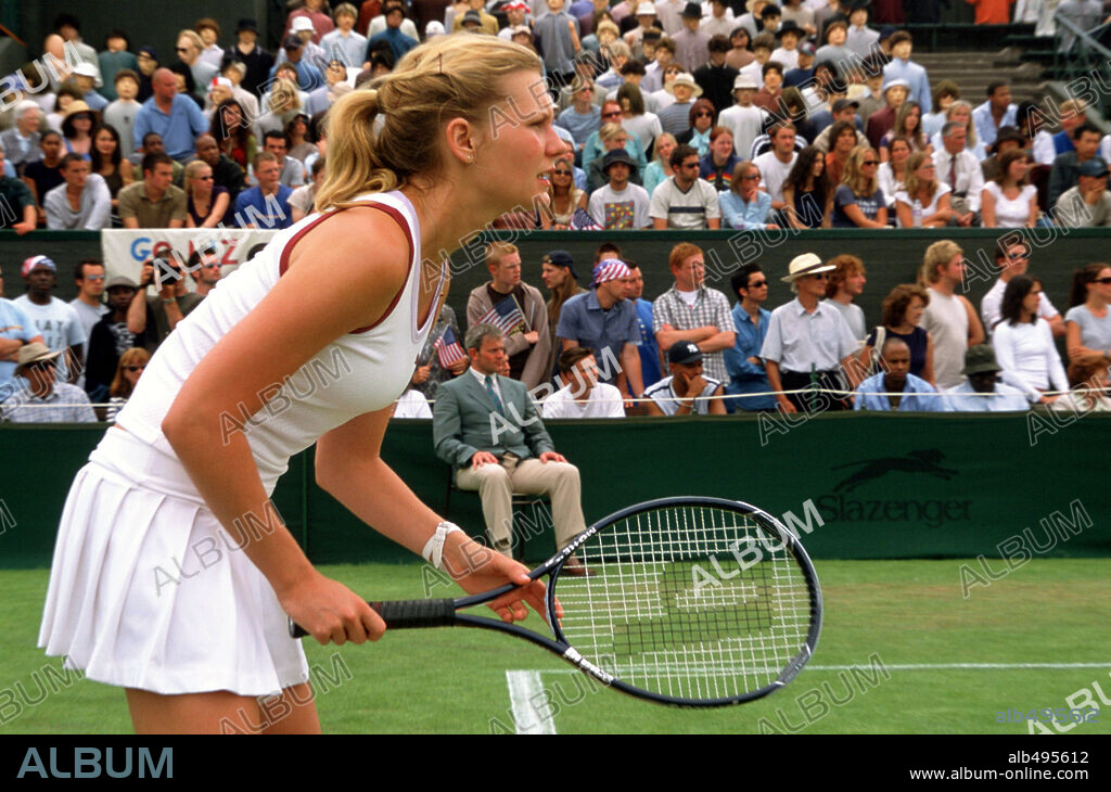 KIRSTEN DUNST in WIMBLEDON, 2004, unter der Regie von RICHARD LONCRAINE. Copyright UNIVERSAL STUDIOS / SPARHAM, LAURIE.