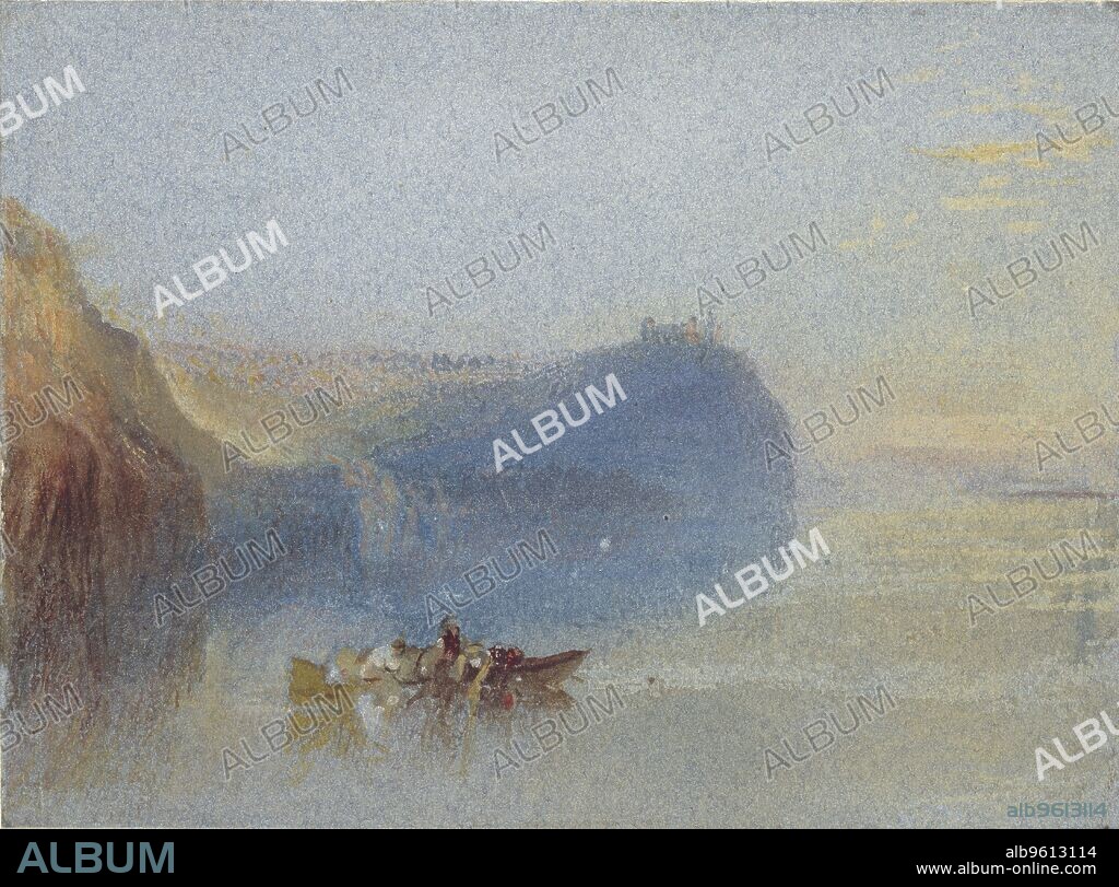 JOSEPH MALLORD WILLIAM TURNER. Scene on the Loire, c1826-1830.  Dimensions: height x width: sheet 14 x 19.1 cm.