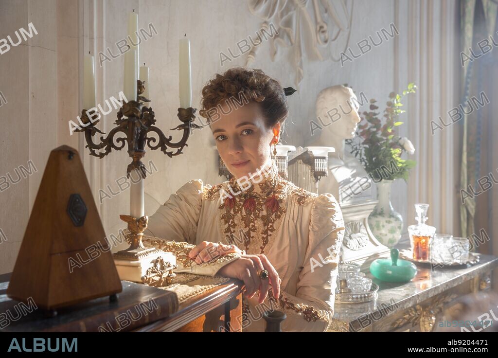 MATILDA DE ANGELIS in THE LAW ACCORDING TO LIDIA POET, 2023 (LA LEGGE DI LIDIA POET), directed by MATTEO ROVERE. Copyright Groenlandia.