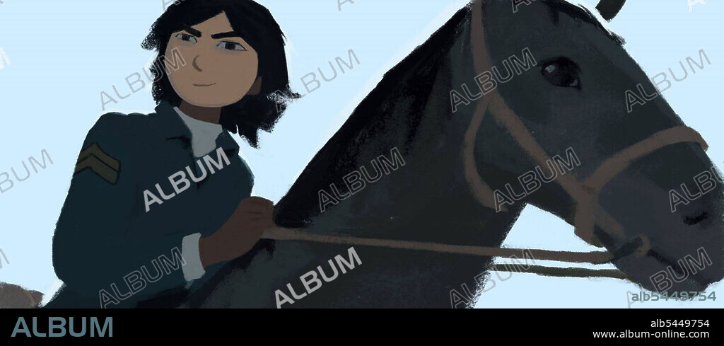 CALAMITY, A CHILDHOOD OF MARTHA JANE CANNARY, 2020 (CALAMITY, UNE ENFANCE DE MARTHA JANE CANNARY), directed by REMI CHAYE. Copyright Maybe Movies / Sacrebleu Productions.