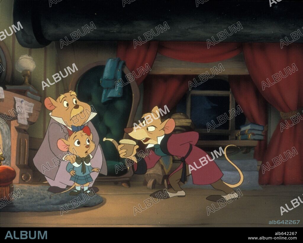 BASIL, EL RATÓN SUPERDETECTIVE, 1986 (THE GREAT MOUSE DETECTIVE), dirigida por JOHN MUSKER. Copyright WALT DISNEY PICTURES.