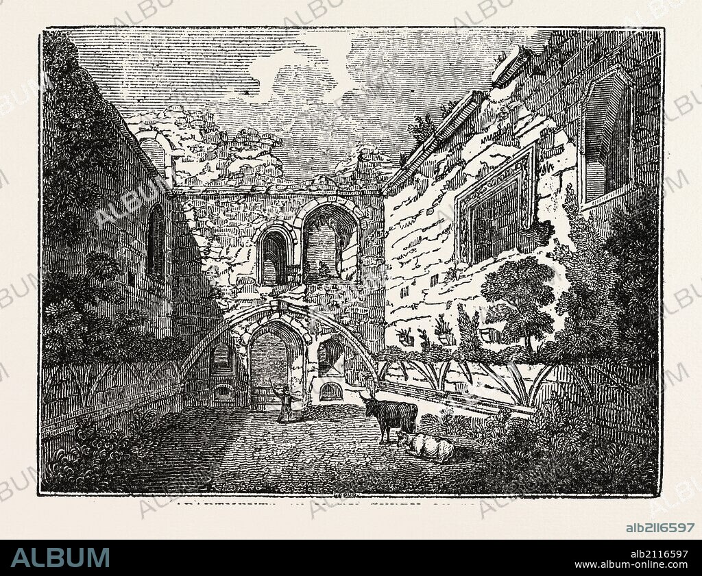 APARTMENTS OF MARY QUEEN OF SCOTS IN TUTBURY CASTLE, Tutbury, Staffordshire, England, UK.