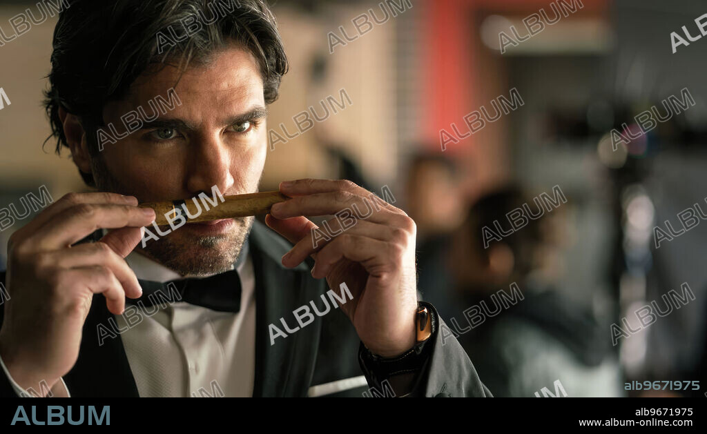 EDUARDO VERASTEGUI in SOUND OF FREEDOM, 2023, directed by ALEJANDRO MONTEVERDE. Copyright Santa Fé Films.