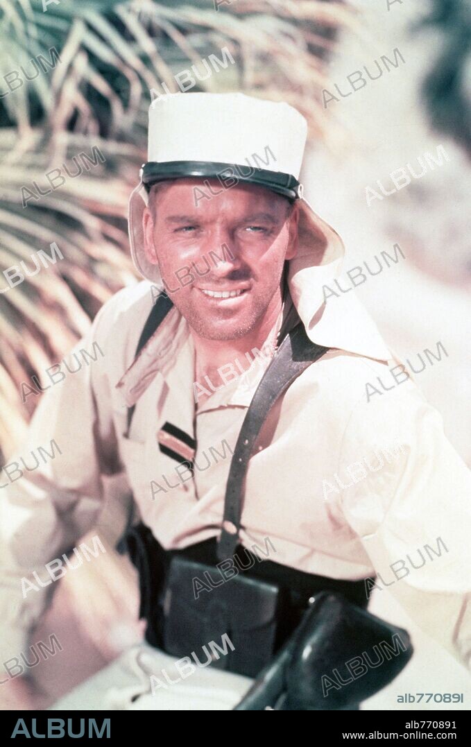 BURT LANCASTER en DIEZ VALIENTES, 1951 (TEN TALL MEN), dirigida por WILLIS GOLDBECK. Copyright COLUMBIA PICTURES.