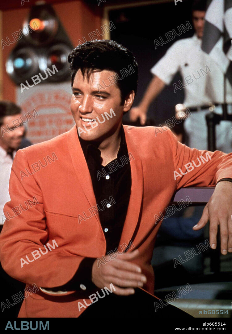 ELVIS PRESLEY en PISTA DE CARRERAS, 1968 (SPEEDWAY), dirigida por NORMAN TAUROG. Copyright M.G.M.