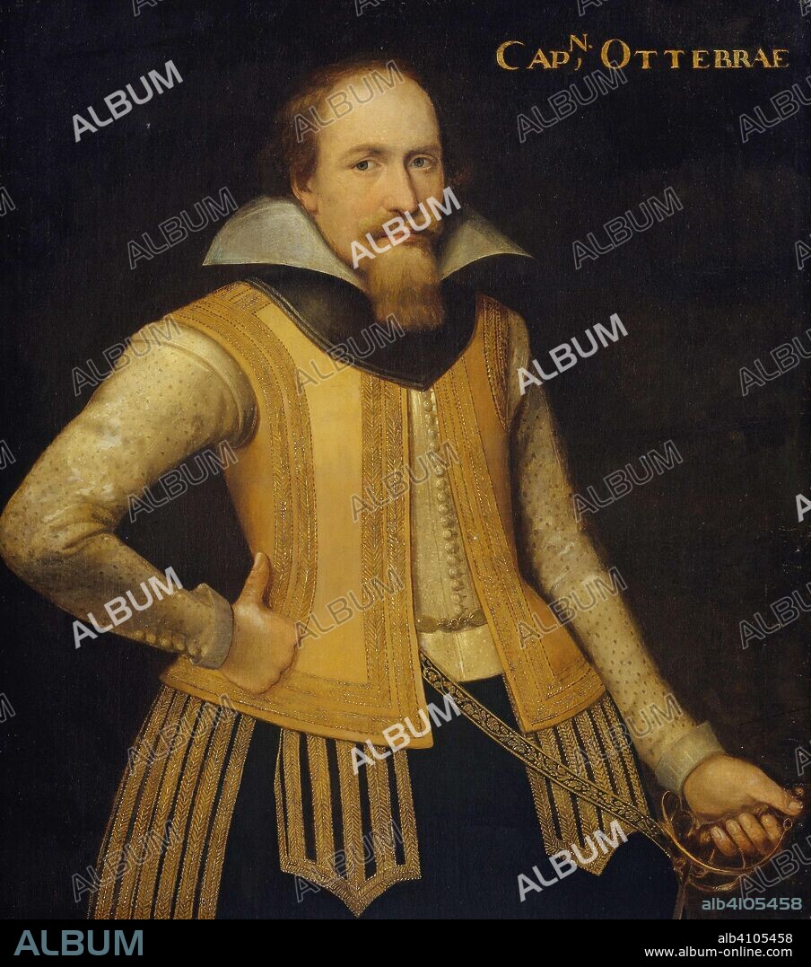 Portrait of Otto Brahe, Captain of a Company of Danes to Repartition Zealand, Entered Service of Brandenburg in 1610. Dating: c. 1605 - c. 1610. Place: Northern Netherlands. Measurements: support: h 95.6 cm × w 84.2 cm; d 9.5 cm.
