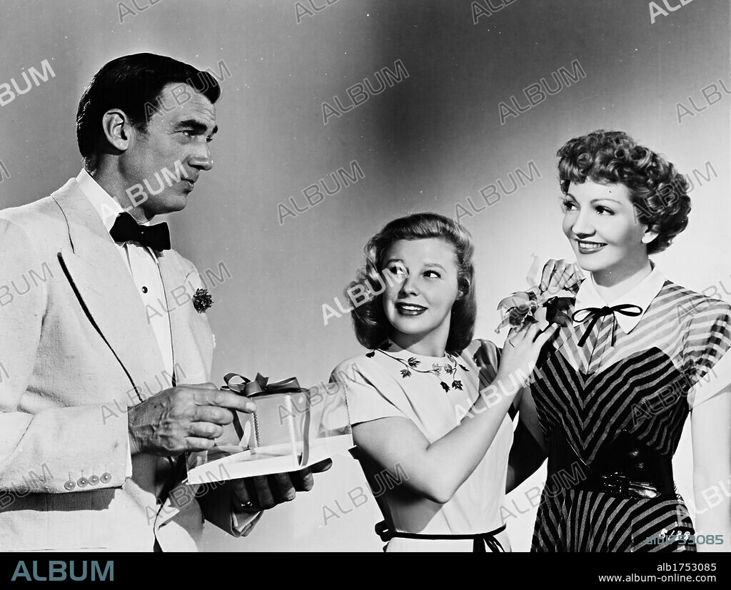 CLAUDETTE COLBERT, JUNE ALLYSON and WALTER PIDGEON in THE SECRET HEART, 1946, directed by ROBERT Z. LEONARD. Copyright M.G.M.