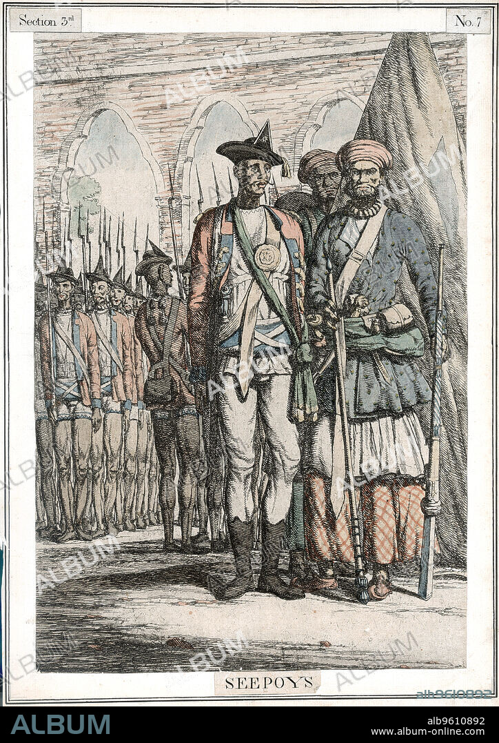 Sepoys, native troops employed by East India Company. It was the Sepoys who began the Indian (Sepoy) Mutiny of 1857-1859 which brought about the transfer of government in India from the Company to the British Crown.