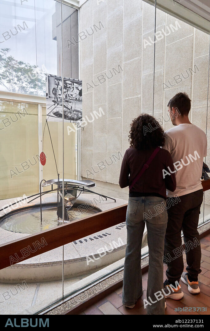 Mercury fountain, 1937, Alexander Calder (1898-1976), Barcelona, Catalonia, Spain.