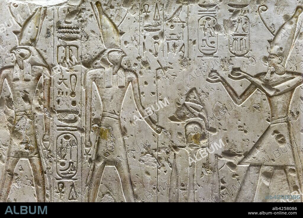 Egyptian Antiquities in the Louvre museum, Paris, France.