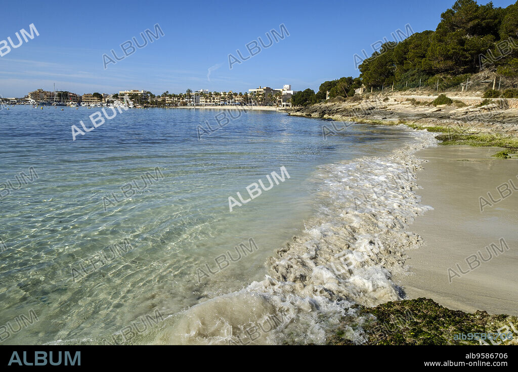 Es Dolç Beach, Ses Salines, Mallorca, Balearic Islands, Spain.
