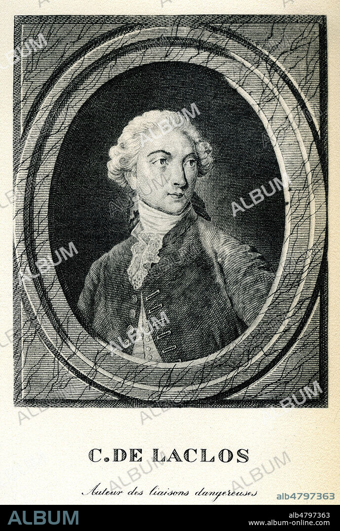 Pierre Choderlos de LACLOS (1741-1803) auteur des liaisons dangereuses Portrait par CARMONTELLE CARMONTELLE (1717-1806). Credit : Coll. Jonas/KHARBINE-TAPABOR.