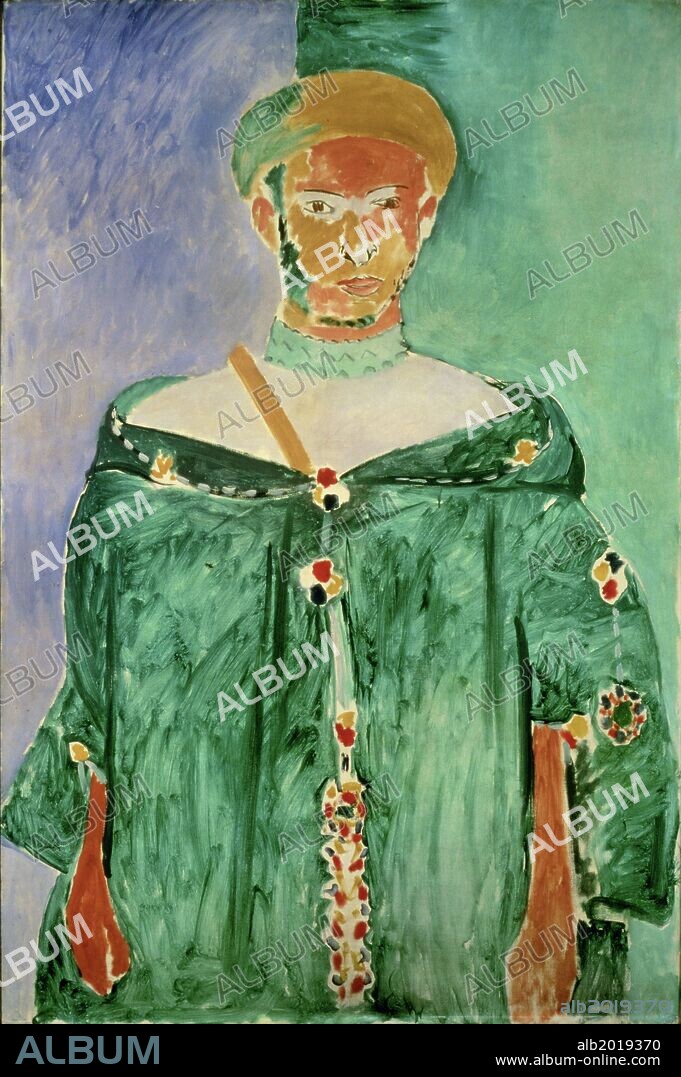Henri Matisse / 'Moroccan in Green', 1912, Oil on canvas, 146.5 x 97.7 cm.
