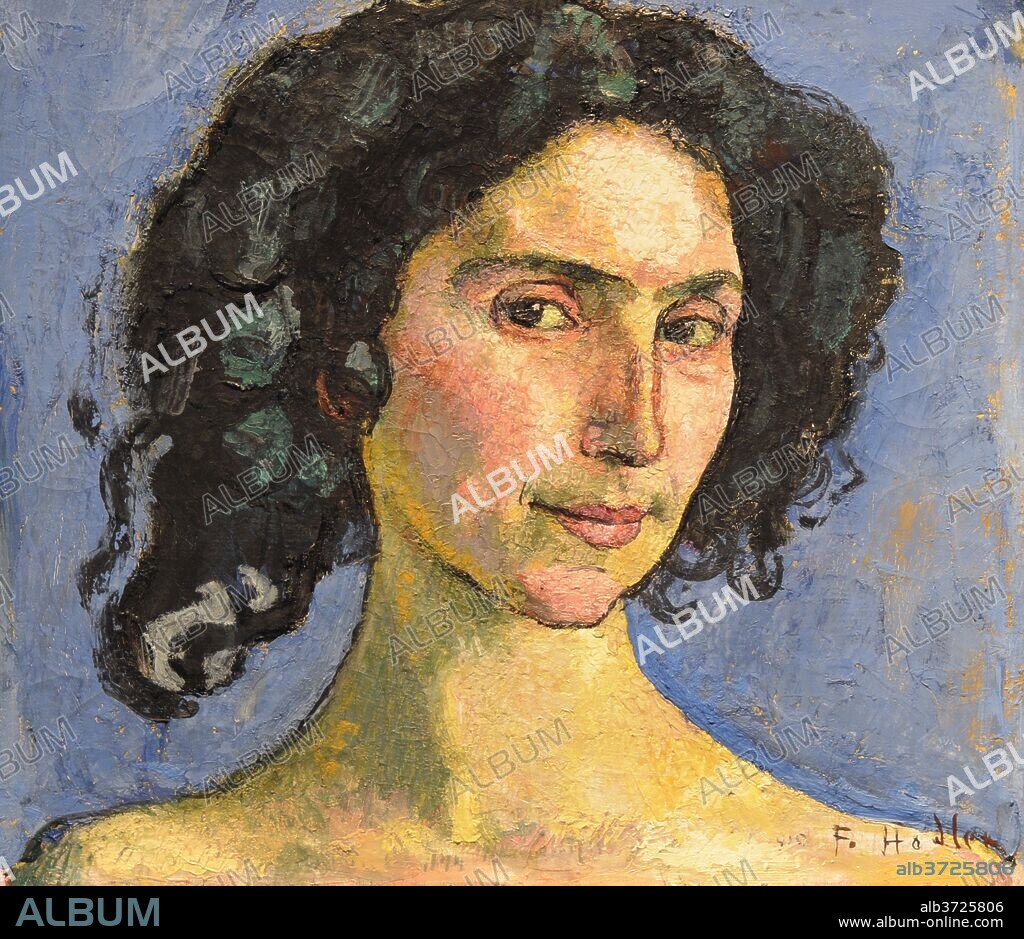 Ferdinand Hodler (1853-1918). Pintor suizo. Retrato de Giulia Leonardi, 1910. Museo Wallraf-Richartz. Colonia. Alemania.