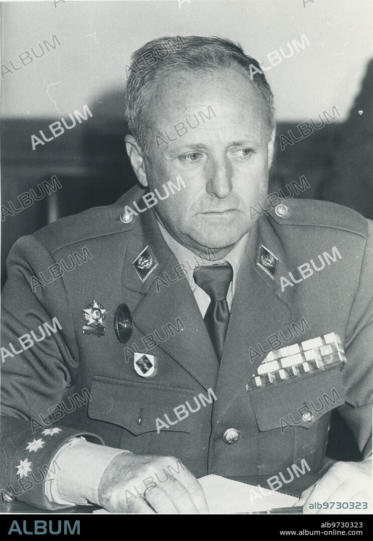 Madrid, 26/02/1982. El general Andrés Cassinello Pérez.