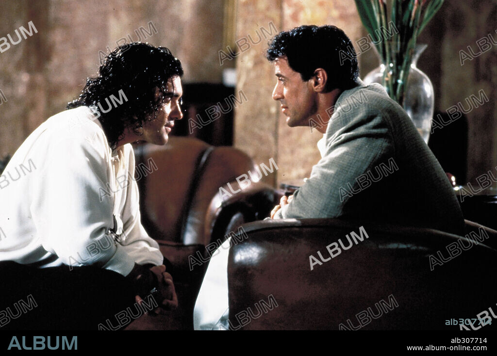 ANTONIO BANDERAS und SYLVESTER STALLONE in ASSASSINS - DIE KILLER, 1995 (ASSASSINS), unter der Regie von RICHARD DONNER. Copyright WARNER BROTHERS.