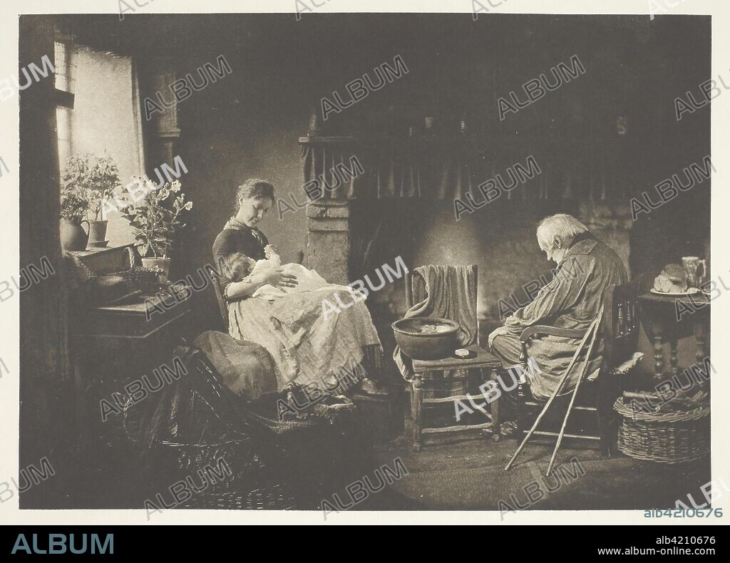 Dawn and Sunset. Henry Peach Robinson; English, 1830-1901. Date: 1885. Dimensions: 13.1 × 18.3 cm (image); 28.2 × 38.1 cm (paper). Photogravure, from "Sun Artists, Number 2" (1890). Origin: England.