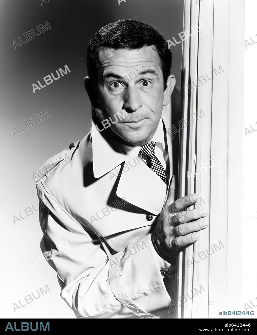 DON ADAMS in GET SMART, 1965, directed by BRUCE BILSON, DON ADAMS and GARY NELSON. Copyright CBS TV/NBC.
