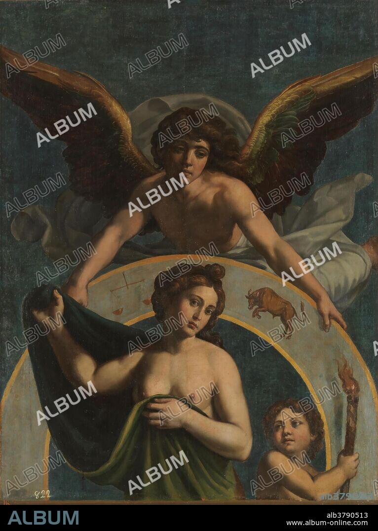 Pietro Facchetti (Copia de Rafael) / 'Venus con los signos de Libra y Tauro'. Siglo XVI. Óleo sobre lienzo, 174 x 130 cm.