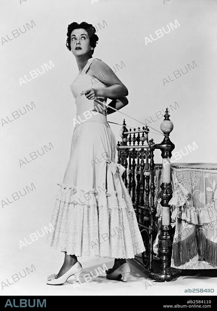 JOAN BENNETT in WE'RE NO ANGELS, 1955, directed by MICHAEL CURTIZ. Copyright PARAMOUNT PICTURES.