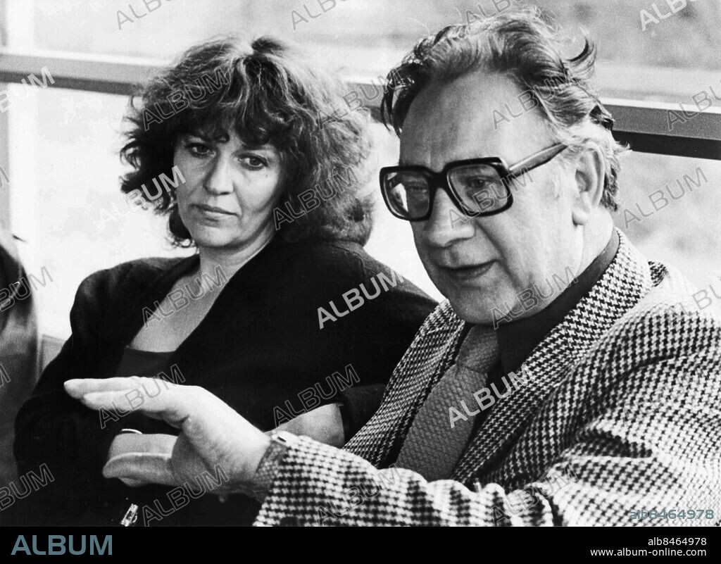 Göteborg 1981-05-04. Solveig Ternström och Rune Turesson - skådespelare *** Local Caption *** GP Foto: Siv Johnson. KAMERAREPORTAGE.