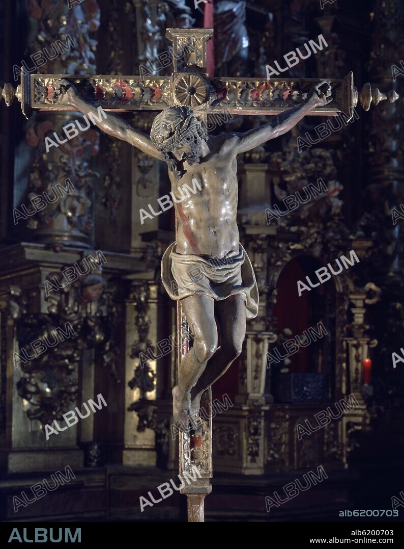 ALONSO BERRUGUETE (1488-1561). CRISTO CRUCIFICADO - SIGLO XVI - RENACIMIENTO ESPAÑOL.