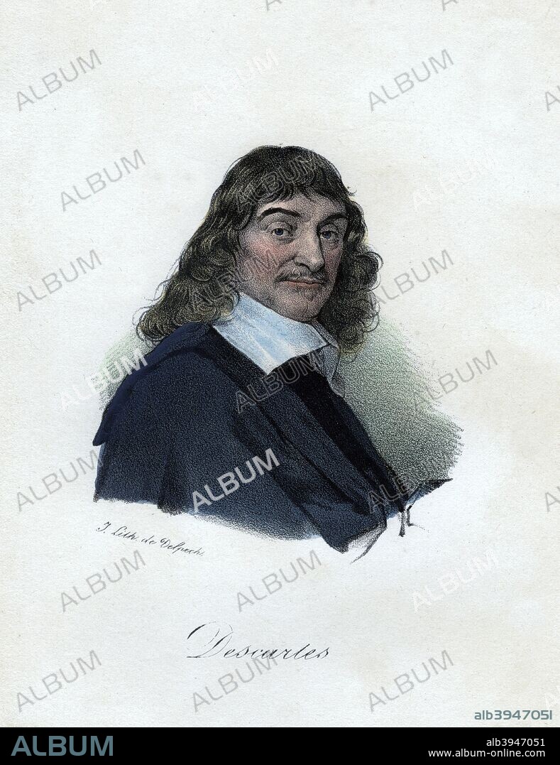 Rene Descartes, French philosopher, mathematician, and scientist, c19th century. Regarded as one of the great figures in the history of Western thought, Descartes (1596-1650) is widely considered to be the father of modern philosophy.