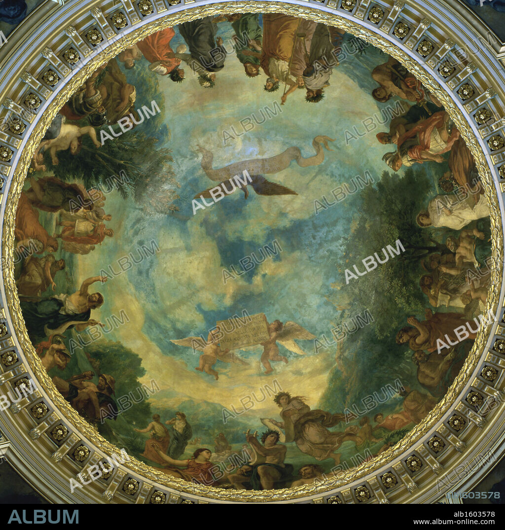 Dawn L'Aurore Eugene Delacroix 1798-1863/French Palais du Luxembourg, Paris.