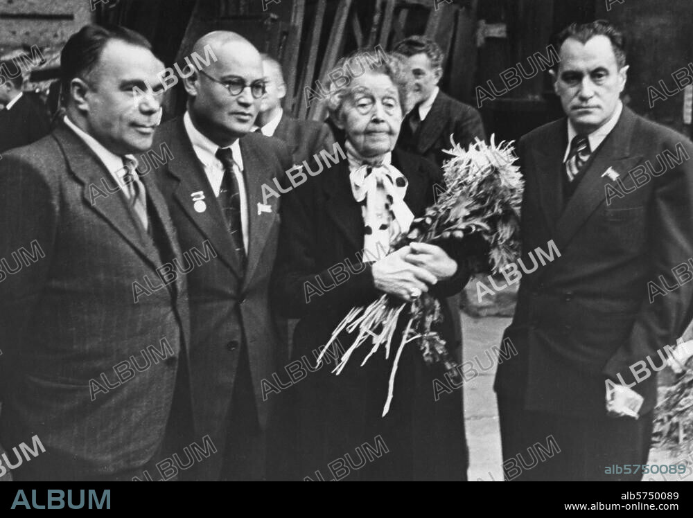 Post-War Germany. Berlin. First German Writers' Congress in Berlin after World War II. Photo, 1947, by Abraham Pisarek.