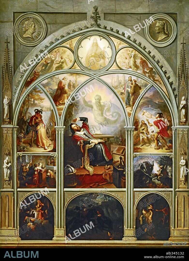 CARL VOGEL VON VOGELSTEIN. Scenes from "Faust" by Goethe.