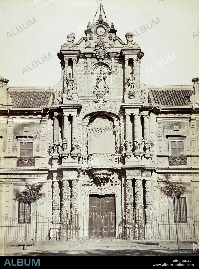 MATÍAS FIGUEROA y ANTONIO MATÍAS FIGUEROA. Sevilla, Palacio de San Telmo, portada principal.