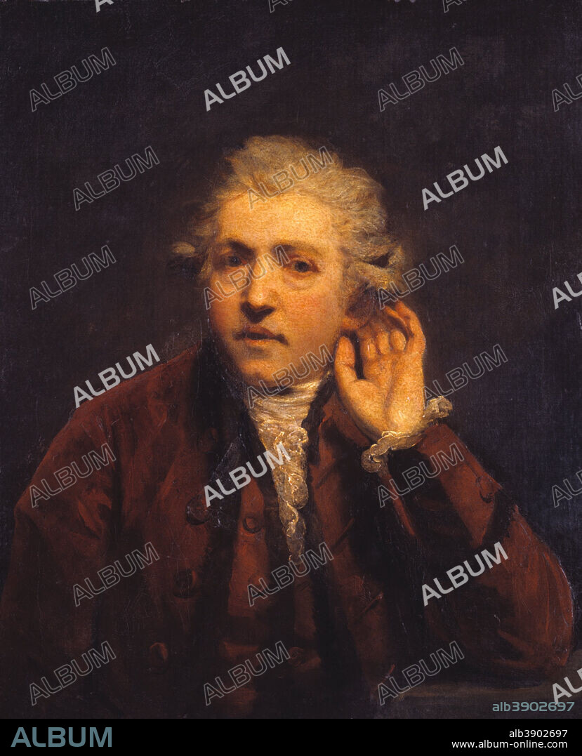 JOSHUA REYNOLDS. Self-Portrait as a Deaf Man. Date/Period: Ca. 1775. Painting. Oil on canvas. Height: 749 cm (24.5 ft); Width: 622 cm (20.4 ft).