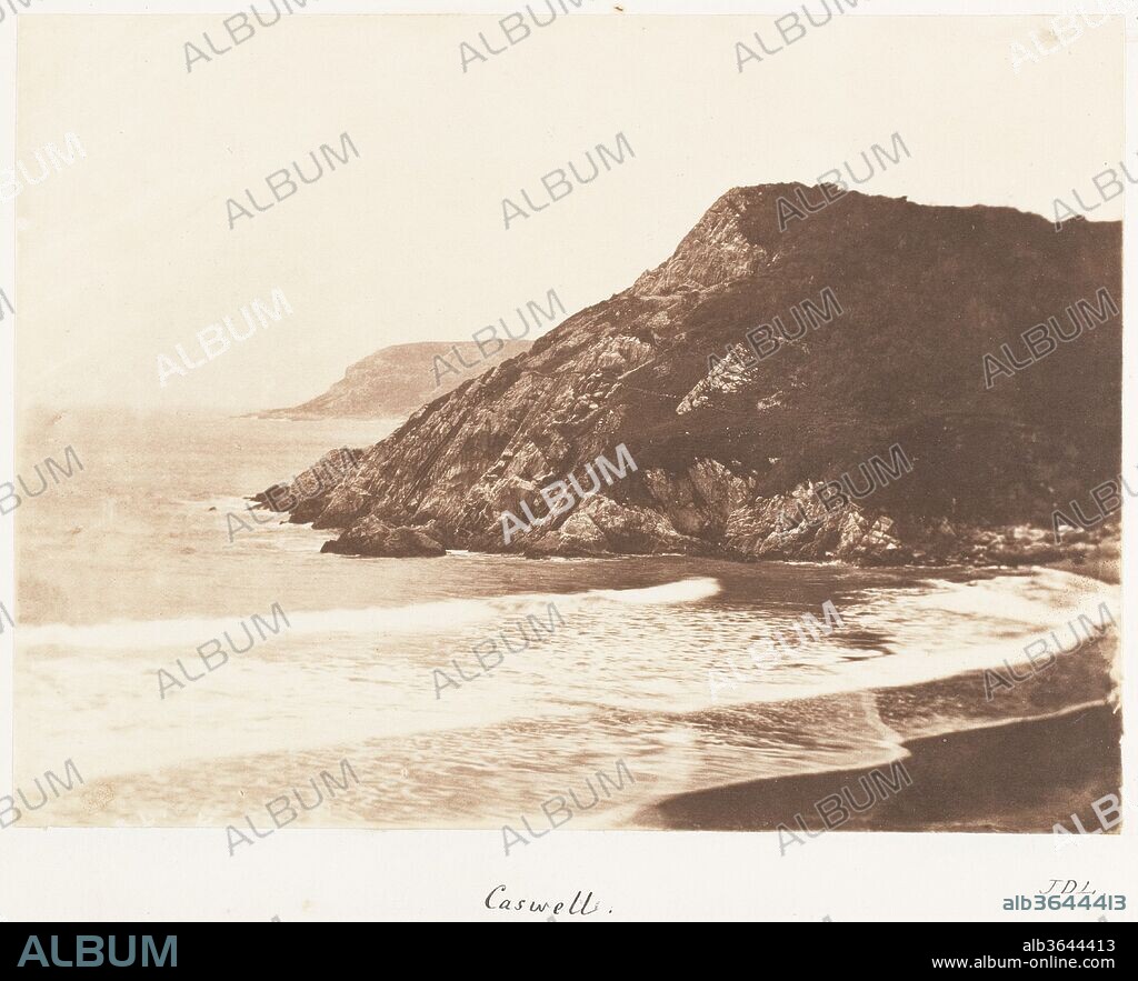 Caswell. Artist: John Dillwyn Llewelyn (British, Swansea, Wales 1810-1882 Swansea, Wales). Dimensions: Image: 15.1 × 20.4 cm (5 15/16 × 8 1/16 in.). Date: 1853-56.