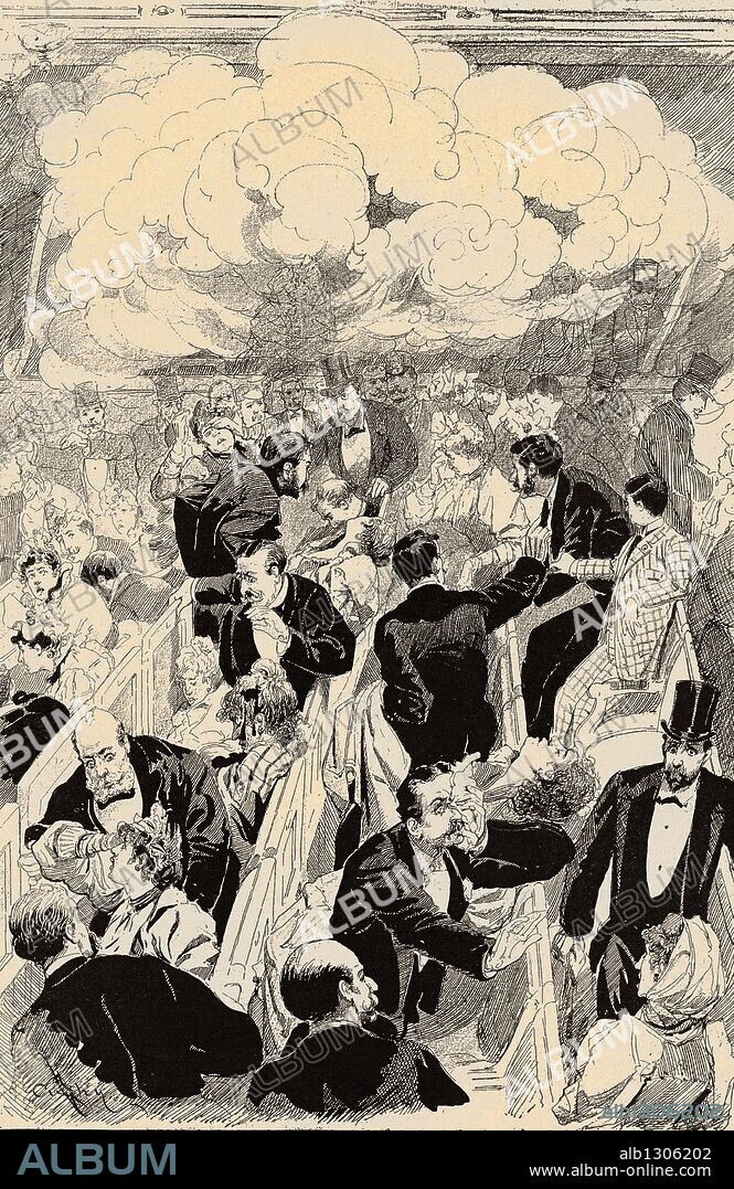 Explosión de una bomba en la platea del Gran Teatro del Liceo de Barcelona. Noviembre de 1893.