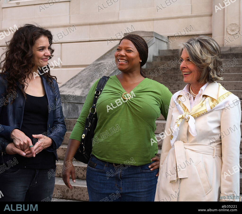 DIANE KEATON, KATIE HOLMES y QUEEN LATIFAH en TRES MUJERES Y UN PLAN, 2008 (MAD MONEY), dirigida por CALLIE KHOURI. Copyright BIG CITY PICTURES/GRANADA ENTERTAINMENT USA/GRAND ARMY ENTER / MOSELEY, MELISSA.