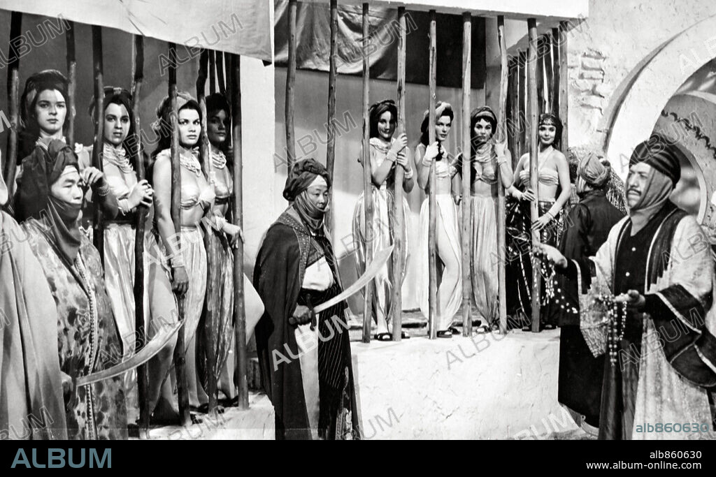 AMAZONAS NEGRAS, 1954 (THE ADVENTURES OF HAJJI BABA), dirigida por DON WEIS. Copyright ALLIED ARTISTS.