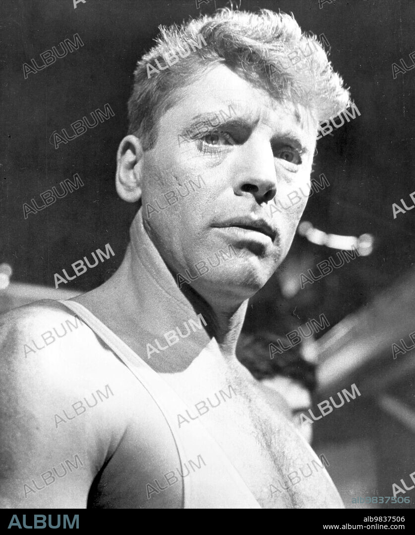 BURT LANCASTER en TRAPECIO, 1956 (TRAPEZE), dirigida por CAROL REED. Copyright UNITED ARTISTS.