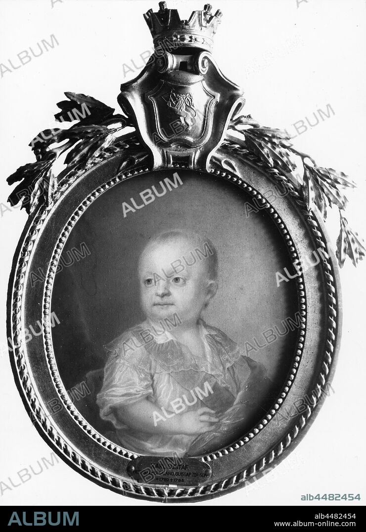 Gustaf Lundberg, Prince Karl Gustav, Karl Gustav, 1782-1783, Prince of Sweden, Duke of Smaland, painting, Pastel, Height, 49 cm (19.2 inches), Width, 41 cm (16.1 inches).