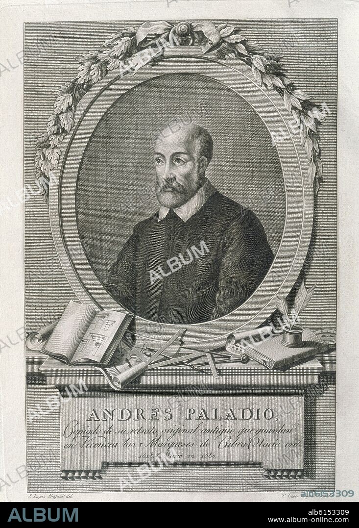 TOMAS LOPEZ ENGUIDANOS (1760-1812). ANDREA PALLADIO (1508-1580) ARQUITECTO ITALIANO DEL RENACIMIENTO TARDIO.