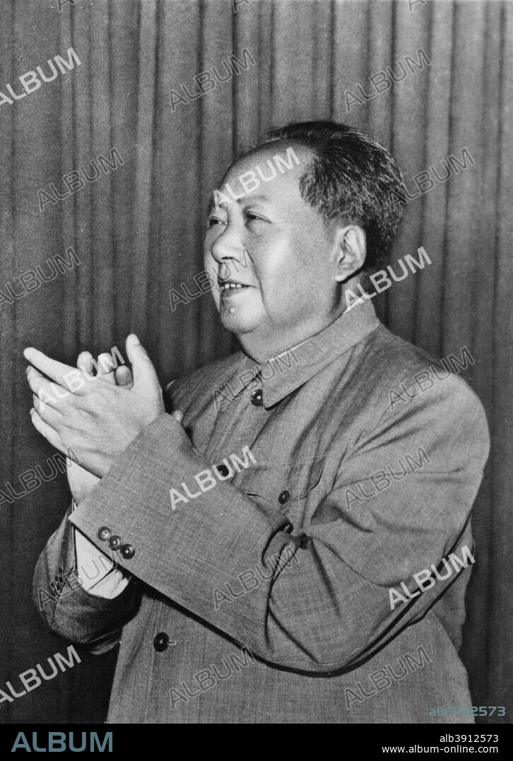 Mao Zedong, Chinese Communist revolutionary and leader, c1960s(?). The son of a peasant farmer, Mao Zedong (Mao Tse Tung) (1893-1976) led the Red Army which undertook the epic Long March and overthrew the Nationalist Chinese dictator Chiang Kai-Shek in 1949. As Chairman of the People's Republic of China and of the Chinese Communist Party he set about transforming China, but his attempt to modernise the country's industrial base (the Great Leap Forward) and the disastrous Cultural Revolution caused dramatic upheavals in Chinese society. After his death in 1976, his successors introduced social and economic initiatives that reversed many of Mao's policies.