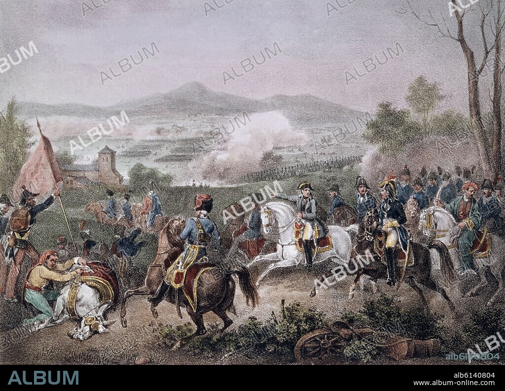 NAPOLEON EN LA BATALLA DE MARENGO - 1800.