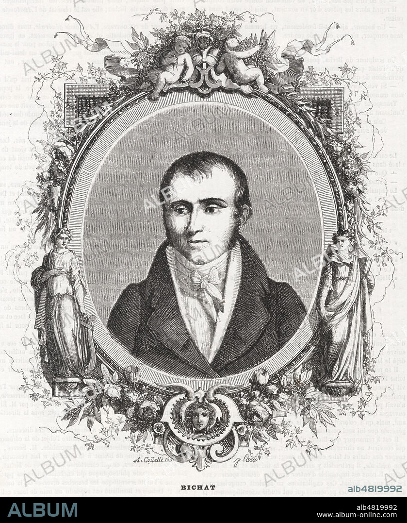 BICHAT. Illustration de Alexandre COLLETTE (1814-1876) pour La Ruche parisienne du 27 fevrier 1858. Credit : Collection Grob/Kharbine-Tapabor.