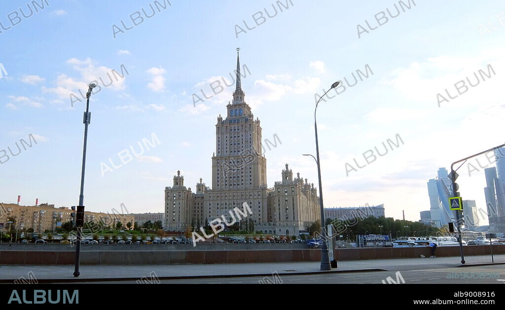 The White House or House of the Government of the Russian Federation, is a government building in Moscow. It stands on the Krasnopresnenskaya embankment. The building serves as the primary office of the government of Russia and is the official workplace of the Russian Prime Minister. The architects Dmitry Chechulin and Pavel Shteller designed the White House, originally called The House of Soviets. The overall design follows Chechulin's 1934 draft of the Aeroflot building. Construction started in 1965 and ended in 1981. Following the completion of the building in 1981, the Supreme Soviet of Russia, used the White House. The Supreme Soviet of Russia remained in the building until the end of the Soviet Union in 1991, as well as during the first years of the Russian Federation. In 1991 the Soviet Union issued a 50-kopeck stamp depicting the White House and honouring resistance to the 1991 Soviet coup d'etat attempt.