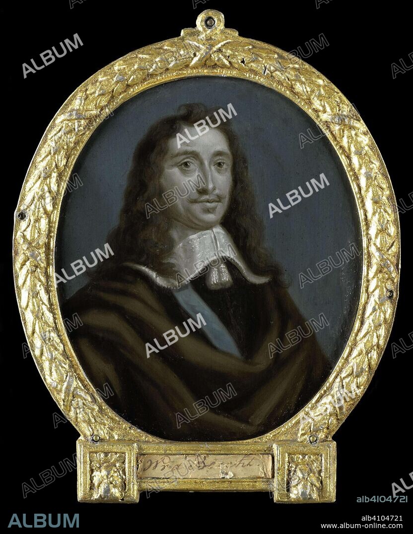 Portrait of Everard Meyster, Poet in Utrecht. Painter: Arnoud van Halen. Print maker: Cornelis van Dalen (I) (copy after). Dating: 1700 - 1732. Measurements: h 11 cm × w 9.5 cm; h 41.2 cm × w 47.4 cm × d 1.6 cm.