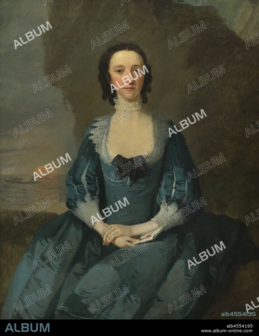 RICHARD WILSON (1714-1782). BRITISH PAINTER.. Flora Macdonald (1722-1790). Scottish Jacobite heroine. Portrait by Richard Wilson in 1747 (1714-1782). Oil on canvas (117 x 93,3 cm). National Portrait Gallery. London, England, United Kingdom.