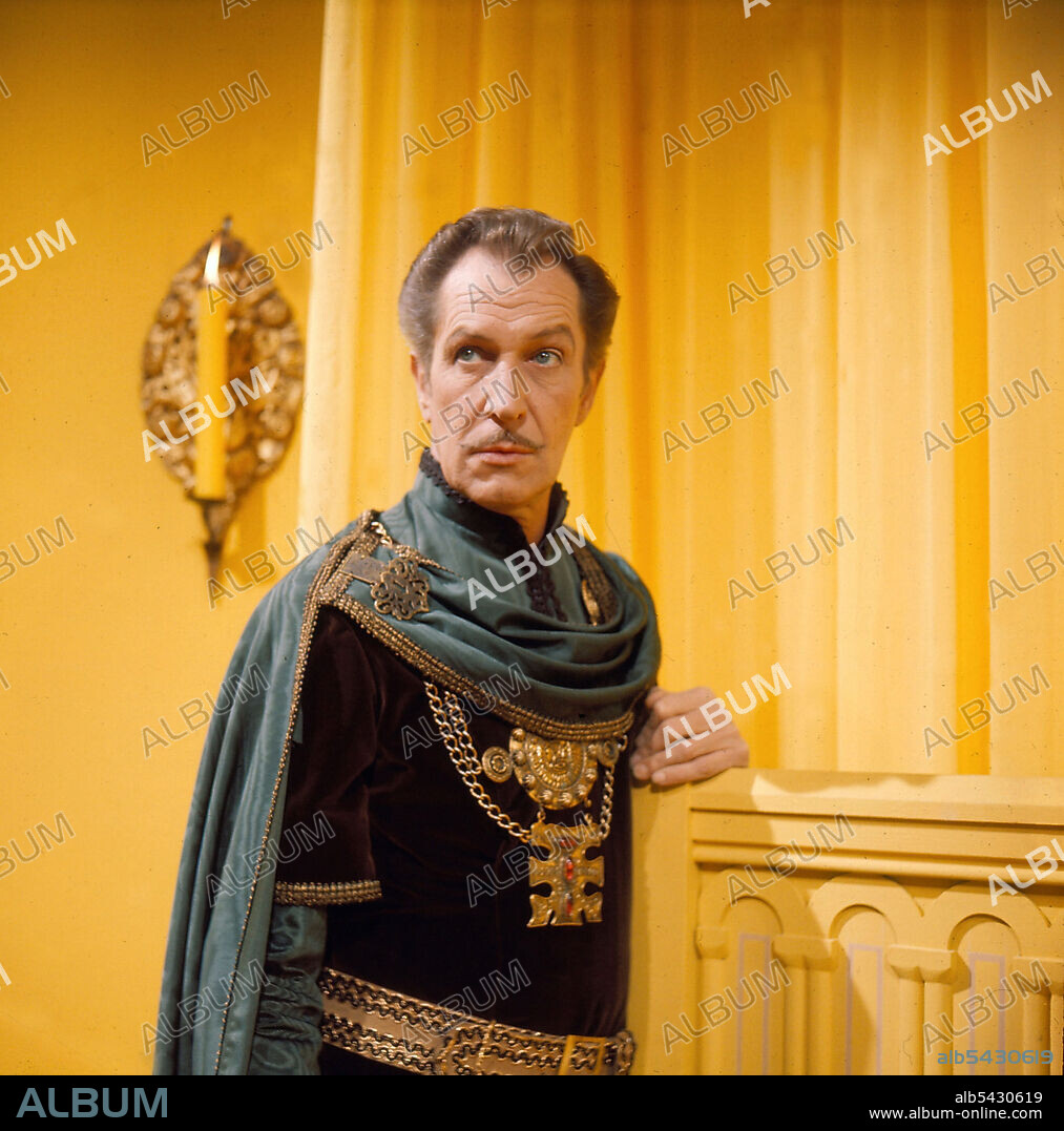 VINCENT PRICE in THE MASQUE OF THE RED DEATH, 1964, directed by ROGER CORMAN. Copyright A.I.P.