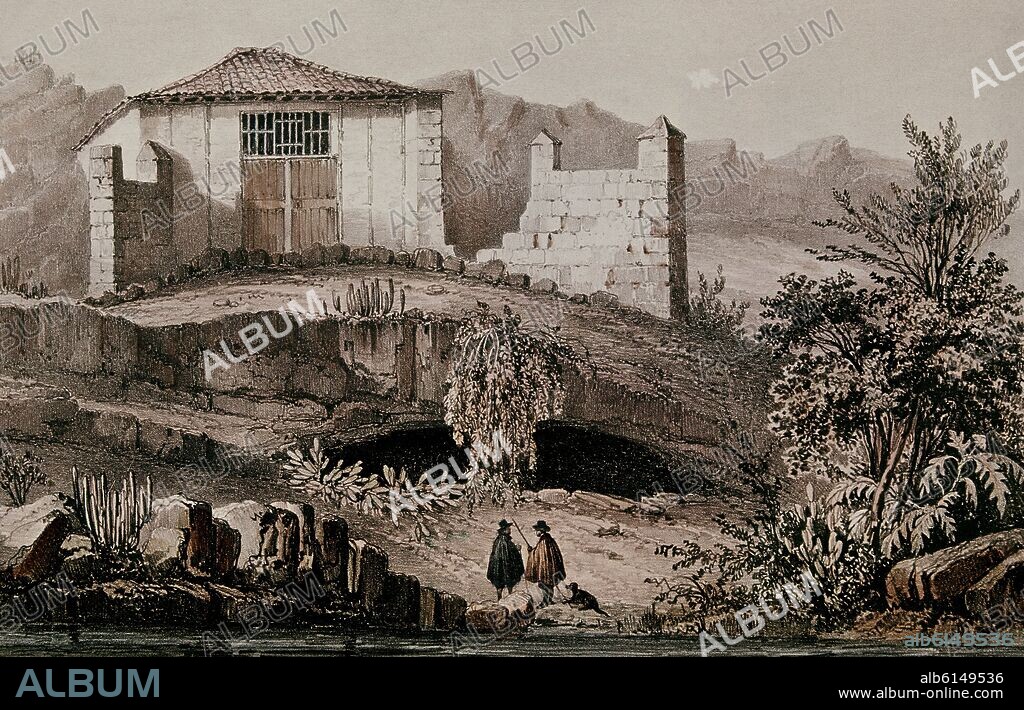 CANARIAS - LITOGRAFIA - SIGLO XVIII.